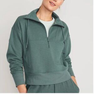 Old Navy Dynamic Fleece 1/2-Zip Sweatshirt Size Medium
